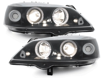 Angel Eye farovi OPEL ASTRA G 3V/4V/5V Black 98-03